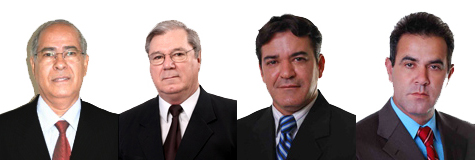 Vereadores Nedílson G. Santana (PR), Elói Sippel (PR), Célio A. Rodrigues (PT) e Genival D. da Fonseca (PDT) compõem a comissão.